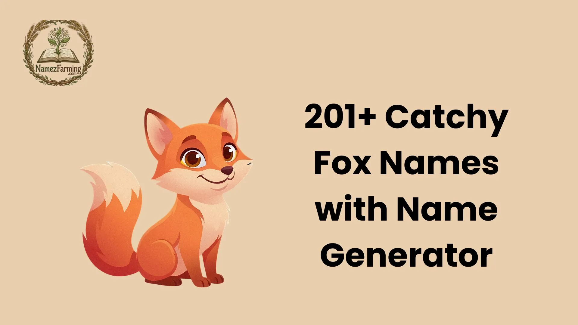 Catchy Fox Names with Name Generator
