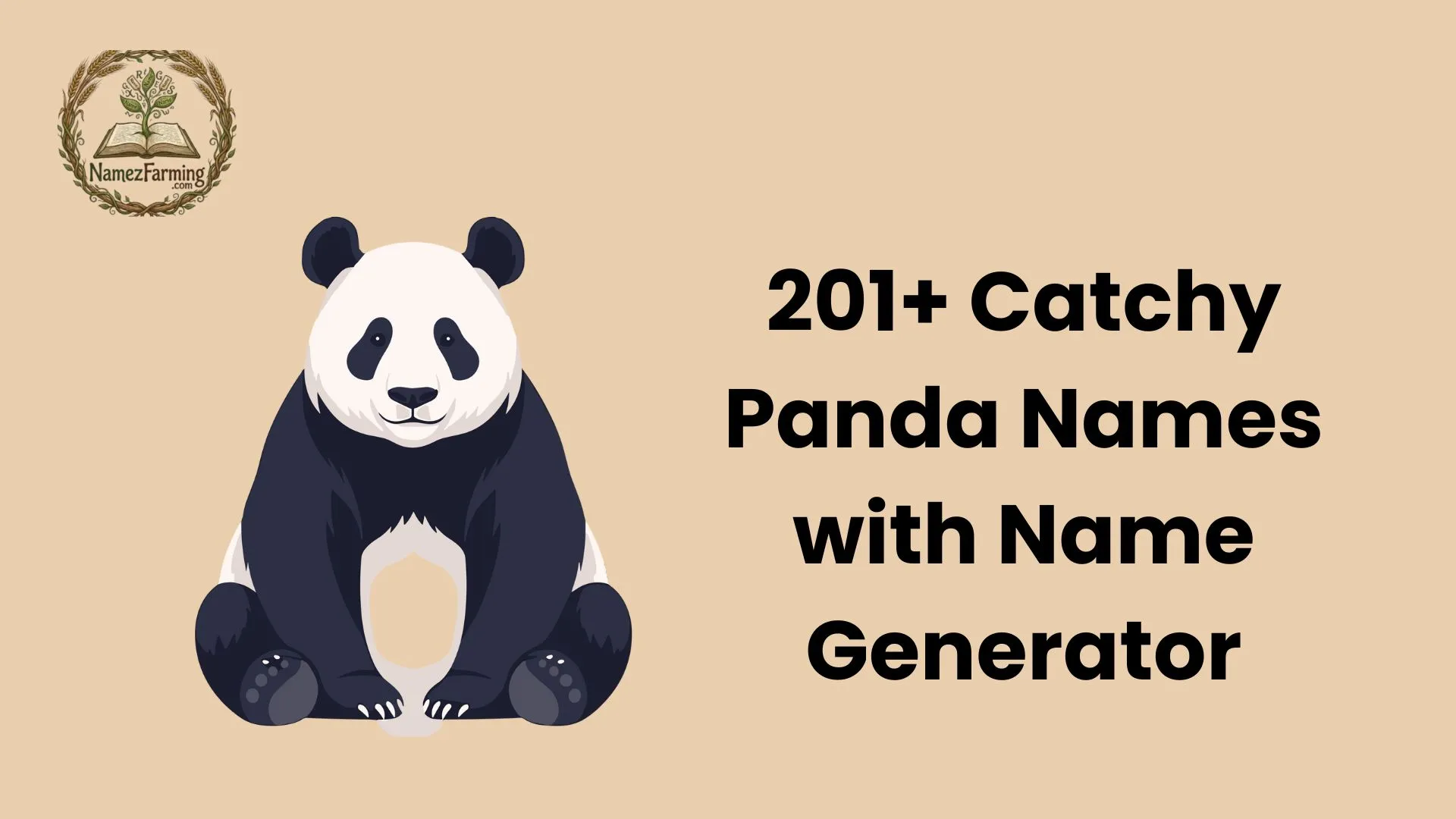 Catchy Panda Names with Name Generator