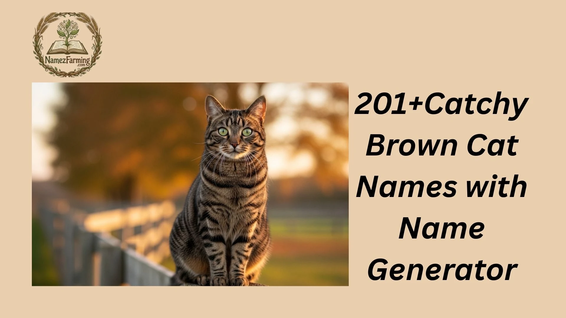 Brown Cat Names
